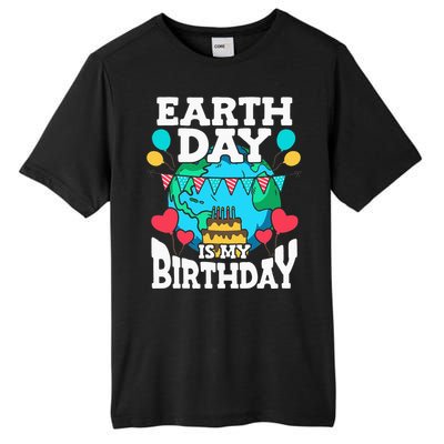 Earth Day Is My Birthday Party Holiday Celebrant Cake Tall Fusion ChromaSoft Performance T-Shirt