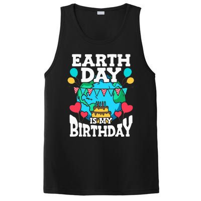 Earth Day Is My Birthday Party Holiday Celebrant Cake PosiCharge Competitor Tank