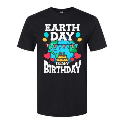 Earth Day Is My Birthday Party Holiday Celebrant Cake Softstyle® CVC T-Shirt