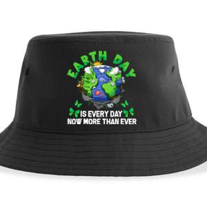 Earth Day Is Every Day Planet Butterfly Environment Sustainable Bucket Hat