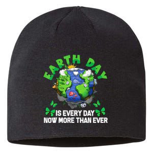 Earth Day Is Every Day Planet Butterfly Environment Sustainable Beanie