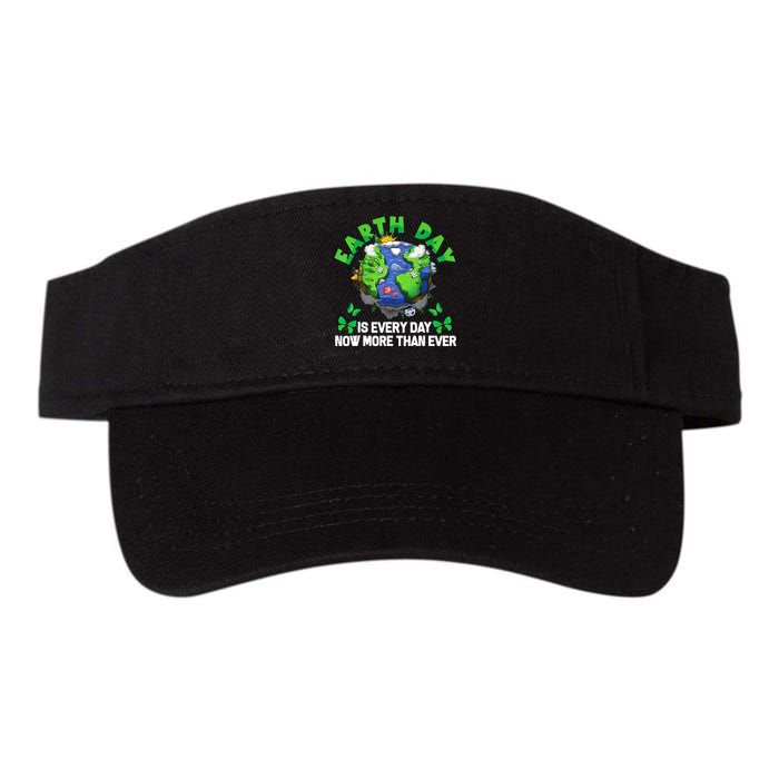 Earth Day Is Every Day Planet Butterfly Environment Valucap Bio-Washed Visor