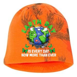 Earth Day Is Every Day Planet Butterfly Environment Kati - Camo Knit Beanie