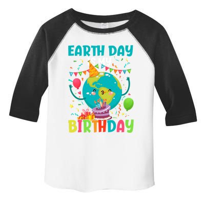 Earth Day Is My Birthday Funny Gift Pro Environt Party Gift Toddler Fine Jersey T-Shirt