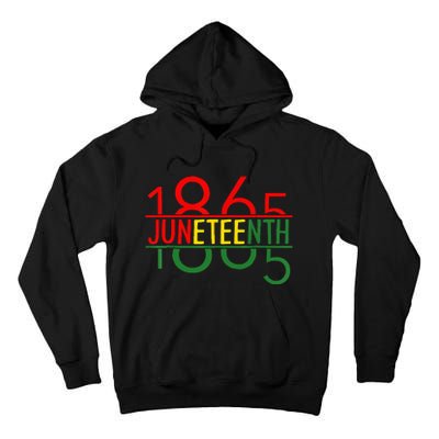 Emancipation Day is great with 1865 Juneteenth flag  Tall Hoodie