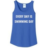 Every Day Is Swimming Day Gift Funny Swimgiftmer Gift Ladies Essential Tank