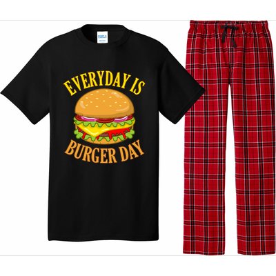 Every Day Is Burger Day Cheeseburger Hamburger Lover Graphic Funny Gift Pajama Set