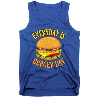 Every Day Is Burger Day Cheeseburger Hamburger Lover Graphic Funny Gift Tank Top