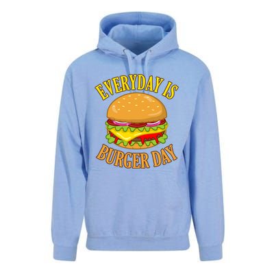 Every Day Is Burger Day Cheeseburger Hamburger Lover Graphic Funny Gift Unisex Surf Hoodie