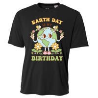 Earth Day Is My Birthday April 22nd Nature Conservation Cooling Performance Crew T-Shirt