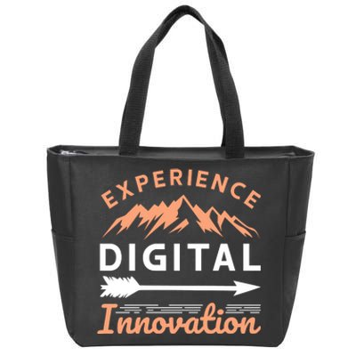 Experience Digital Innovation Zip Tote Bag