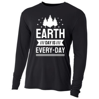 Earth Day Is Every Day Cooling Performance Long Sleeve Crew