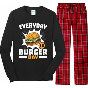 Every Day Is Burger Day Hamburger Eater Food Lover Foodie Great Gift Long Sleeve Pajama Set