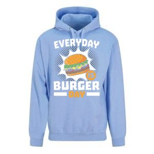 Every Day Is Burger Day Hamburger Eater Food Lover Foodie Great Gift Unisex Surf Hoodie