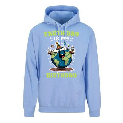 Earth Day Is My Birthday Environtal Care Save The Earth Cute Gift Unisex Surf Hoodie