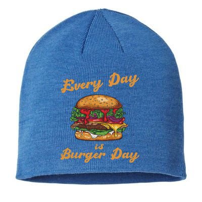 Every Day Is Burger Day Hamburger Fast Food Lover Meaningful Gift Sustainable Beanie