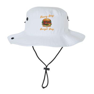 Every Day Is Burger Day Hamburger Fast Food Lover Meaningful Gift Legacy Cool Fit Booney Bucket Hat