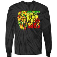 Emancipation Day Is Great With 1865 Juneteenth Celebrate Day Tie-Dye Long Sleeve Shirt