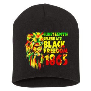 Emancipation Day Is Great With 1865 Juneteenth Celebrate Day Short Acrylic Beanie