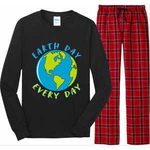 Earth Day Is Everyday Happy Earth Day Cool Gift Long Sleeve Pajama Set