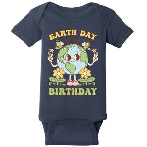 Earth Day Is My Birthday April 22nd Nature Conservation Baby Bodysuit