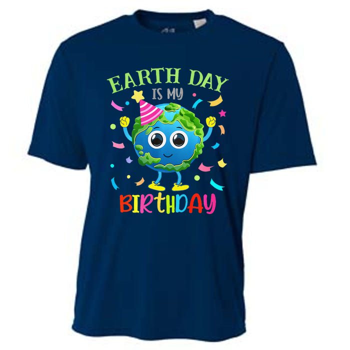 Earth Day Is My Birthday Pro Environment Birthday Party Cooling Performance Crew T-Shirt