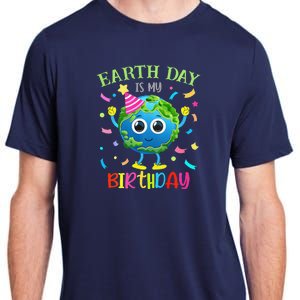 Earth Day Is My Birthday Pro Environment Birthday Party Adult ChromaSoft Performance T-Shirt