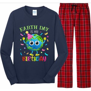 Earth Day Is My Birthday Pro Environment Birthday Party Long Sleeve Pajama Set