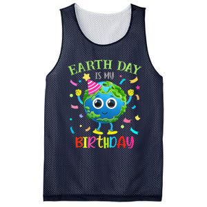 Earth Day Is My Birthday Pro Environment Birthday Party Mesh Reversible Basketball Jersey Tank