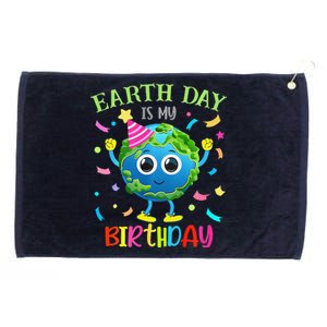 Earth Day Is My Birthday Pro Environment Birthday Party Grommeted Golf Towel