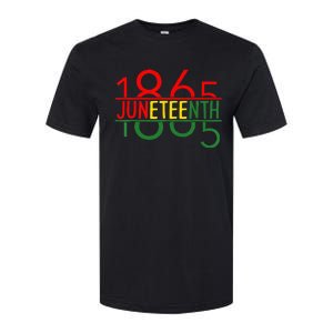 Emancipation Day Is Great With 1865 Juneteenth Flag Apparel Softstyle CVC T-Shirt