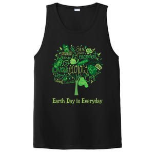 Earth Day Is Everyday Global Warming And Climate Graphic Funny Gift PosiCharge Competitor Tank