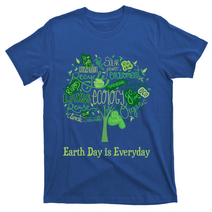 Earth Day Is Everyday Global Warming And Climate Graphic Funny Gift T-Shirt