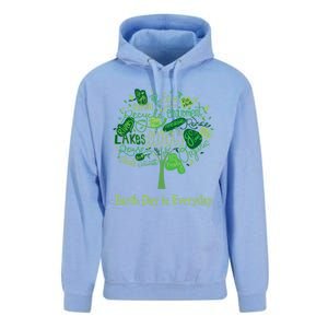 Earth Day Is Everyday Global Warming And Climate Graphic Funny Gift Unisex Surf Hoodie