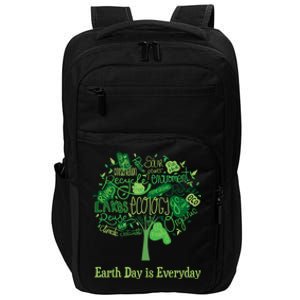 Earth Day Is Everyday Global Warming And Climate Graphic Gift Impact Tech Backpack