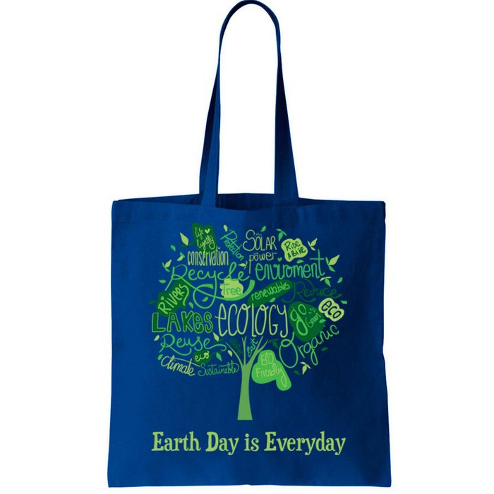 Earth Day Is Everyday Global Warming And Climate Graphic Gift Tote Bag