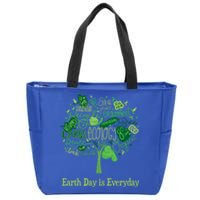 Earth Day Is Everyday Global Warming And Climate Graphic Gift Zip Tote Bag