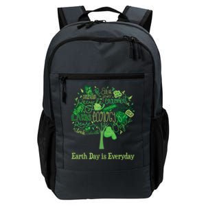 Earth Day Is Everyday Global Warming And Climate Graphic Gift Daily Commute Backpack