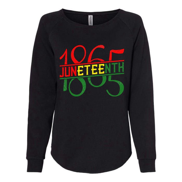 Emancipation Day is great with 1865 Juneteenth flag apparel Womens California Wash Sweatshirt