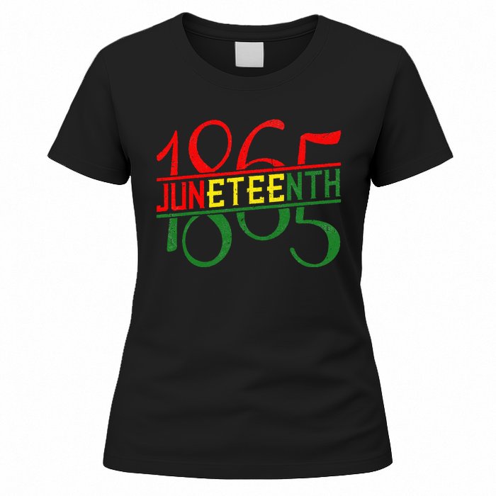 Emancipation Day is great with 1865 Juneteenth flag apparel Women's T-Shirt