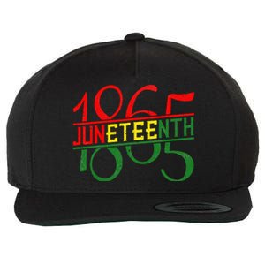 Emancipation Day is great with 1865 Juneteenth flag apparel Wool Snapback Cap