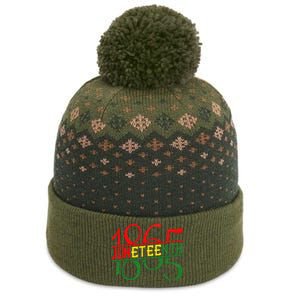 Emancipation Day is great with 1865 Juneteenth flag apparel The Baniff Cuffed Pom Beanie