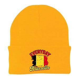 Every Day Im Brusselin Great Gift Brussels Belgium Europe Adventure Gift Knit Cap Winter Beanie