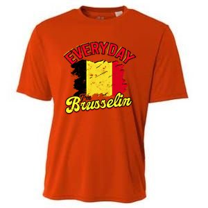 Every Day Im Brusselin Great Gift Brussels Belgium Europe Adventure Gift Cooling Performance Crew T-Shirt