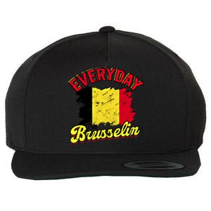 Every Day Im Brusselin Great Gift Brussels Belgium Europe Adventure Gift Wool Snapback Cap