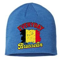 Every Day Im Brusselin Great Gift Brussels Belgium Europe Adventure Gift Sustainable Beanie