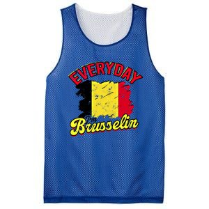 Every Day Im Brusselin Great Gift Brussels Belgium Europe Adventure Gift Mesh Reversible Basketball Jersey Tank