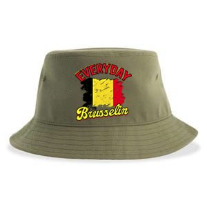 Every Day Im Brusselin Great Gift Brussels Belgium Europe Adventure Gift Sustainable Bucket Hat