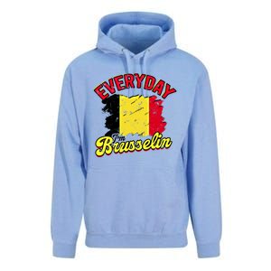 Every Day Im Brusselin Great Gift Brussels Belgium Europe Adventure Gift Unisex Surf Hoodie