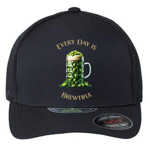 Every Day Is Brewtiful Flexfit Unipanel Trucker Cap